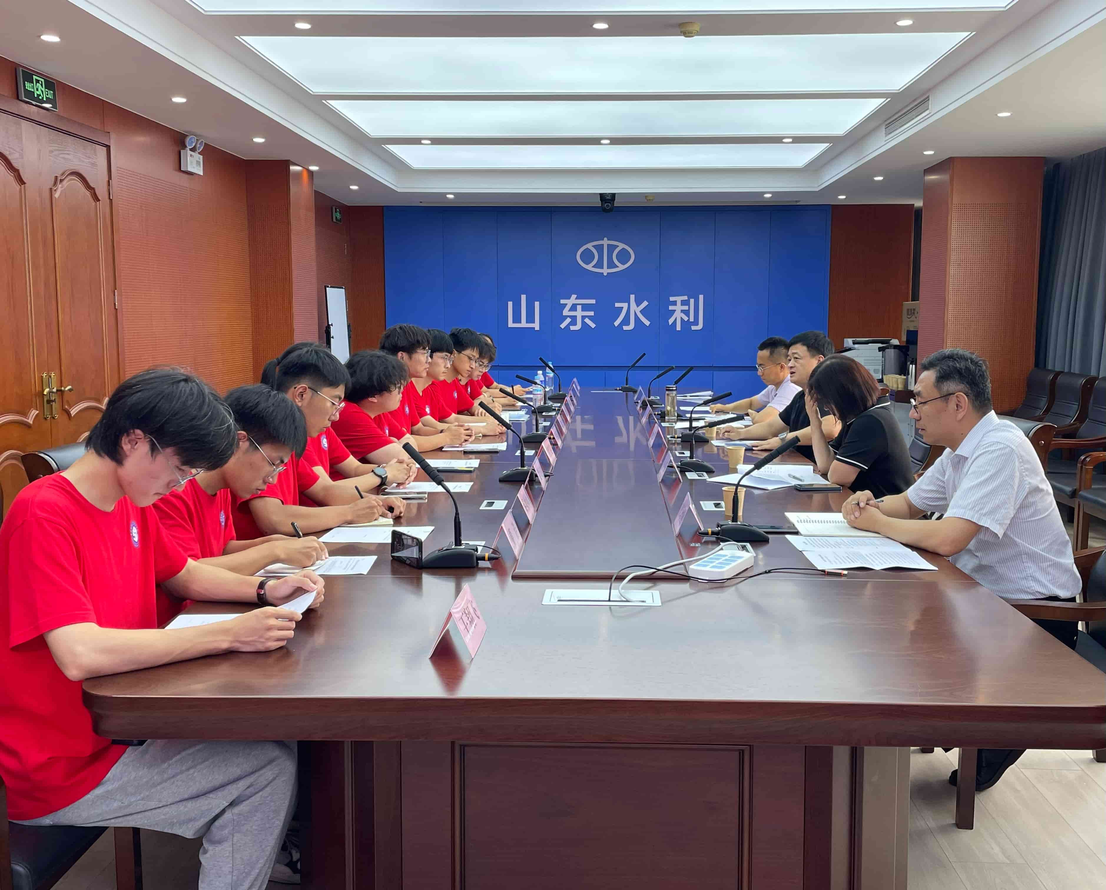 “青襟數(shù)維，共護(hù)黃河”社會實(shí)踐團(tuán) 赴山東省水利廳參觀學(xué)習(xí)
