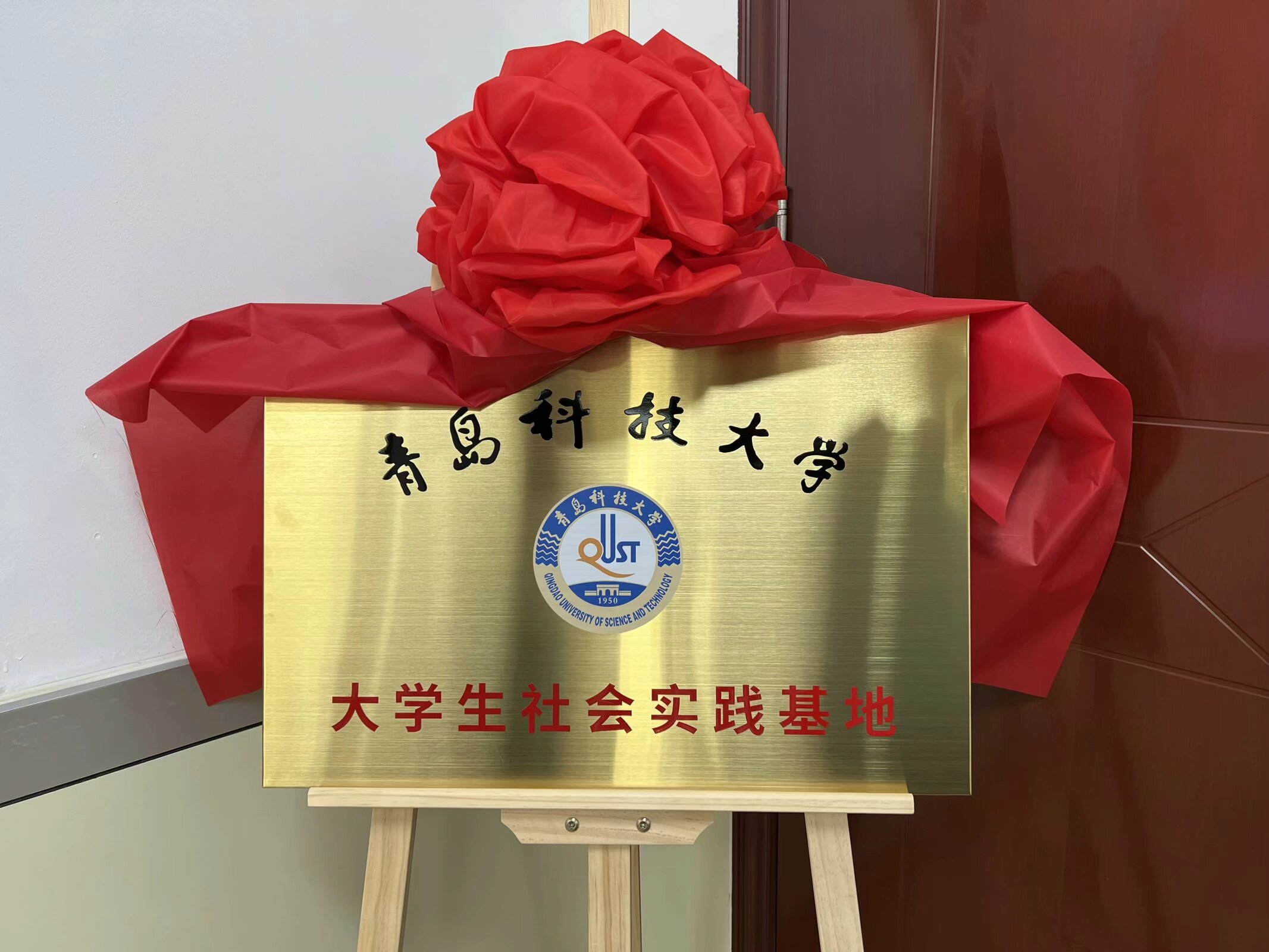 青島科技大學(xué)高分子科學(xué)與工程學(xué)院與日照莒縣岳家村社區(qū)共建大學(xué)生社會實踐基地揭牌儀式順利開展