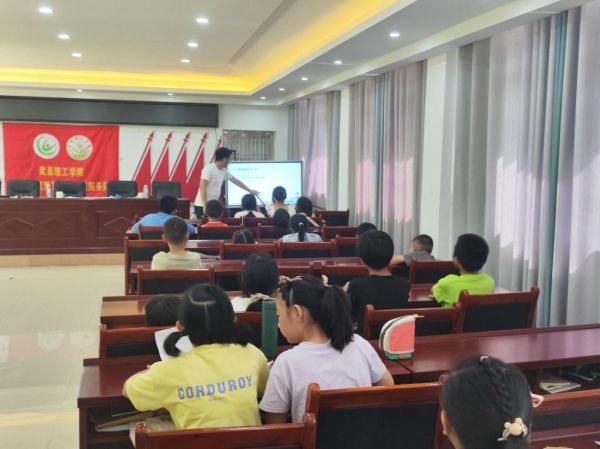 暑期社會實踐：武昌理工學院“青春筑夢”通城志愿服務(wù)隊開展以“心理健康”為主題的特色心理教育