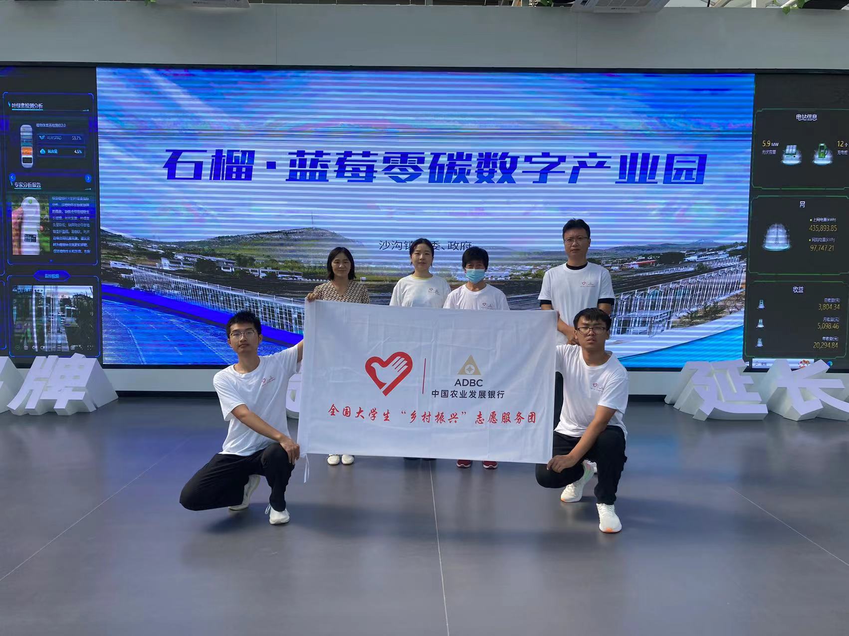 參觀重點項目，開展工作座談會：魯東大學學子前往棗莊市薛城區(qū)石榴·藍莓零碳數(shù)字產業(yè)園