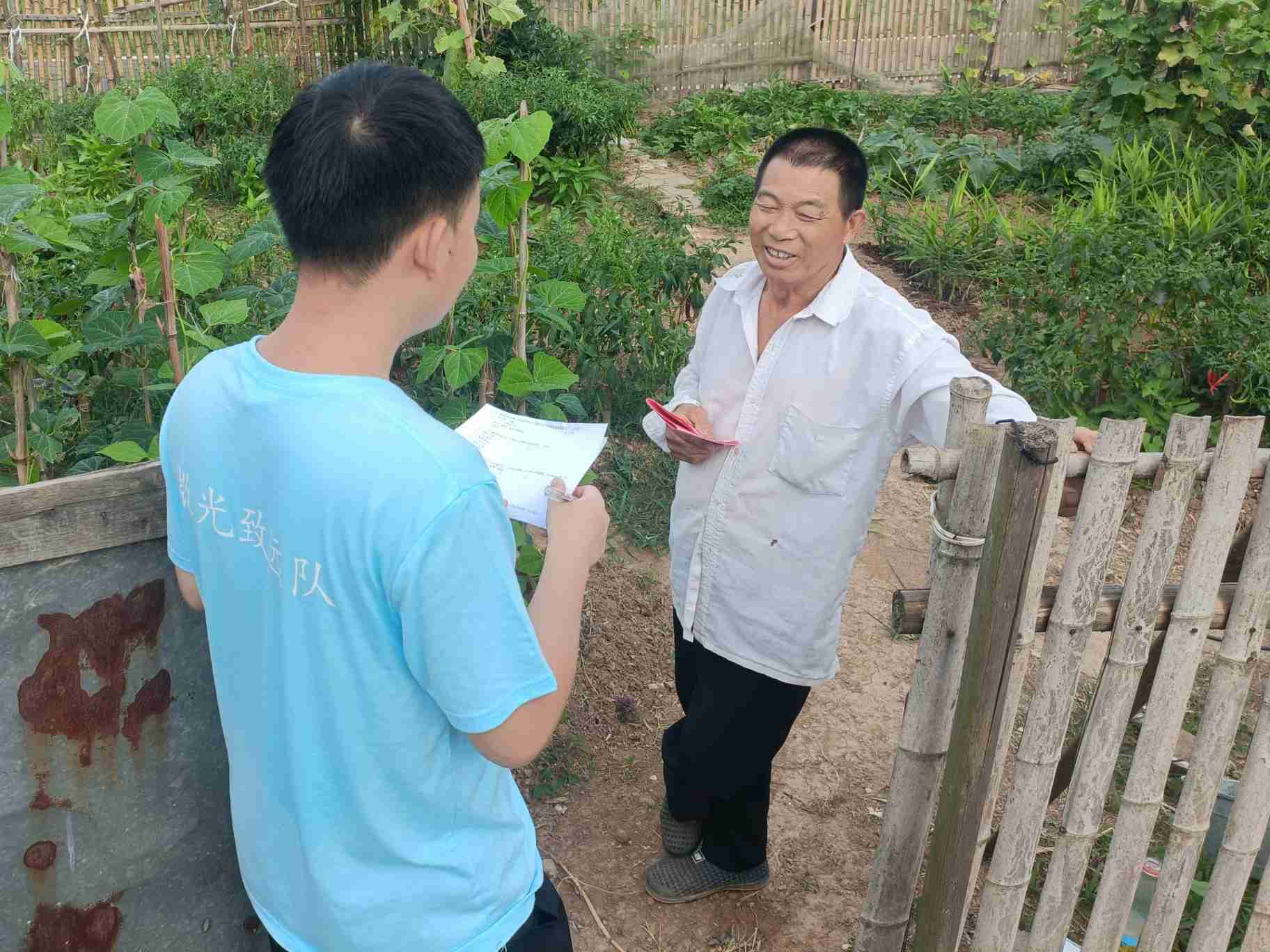 湖財微光致遠隊:開展西湖潭村集體用地入市效益問卷調(diào)查