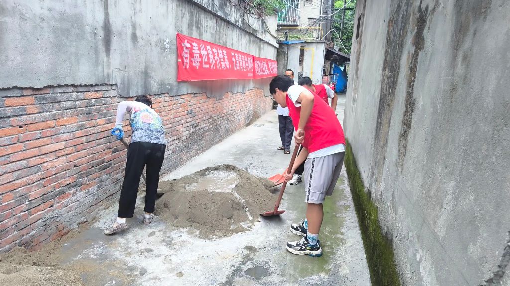 墻體換新，社區(qū)換顏