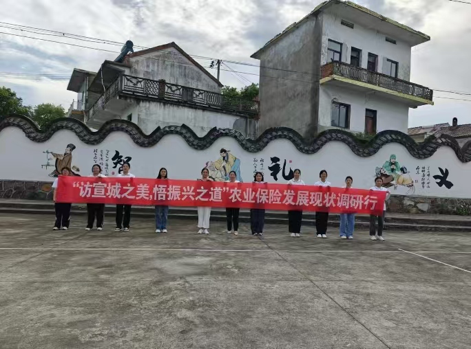 共探朱橋“新”農(nóng)險(xiǎn)，鄉(xiāng)村振興繪新篇——亳州學(xué)院經(jīng)濟(jì)與管理系赴宣城市宣州區(qū)朱橋鄉(xiāng)開展“三下鄉(xiāng)”實(shí)踐活動(dòng)