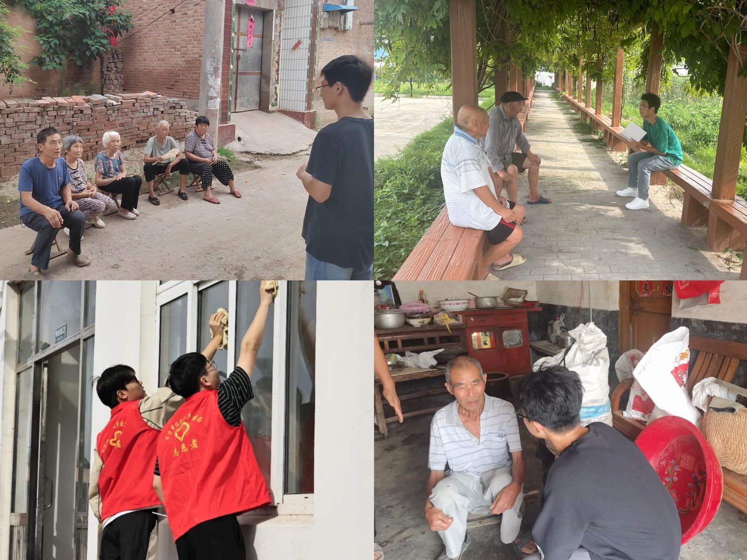 南京工程學(xué)院學(xué)子三下鄉(xiāng)：志愿心行護(hù)銀齡，情暖桑榆福滿庭