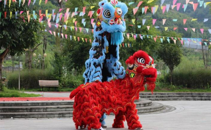重外漢教學(xué)子“三下鄉(xiāng)”：千年技藝傳承，讓龍駒獅舞“活”